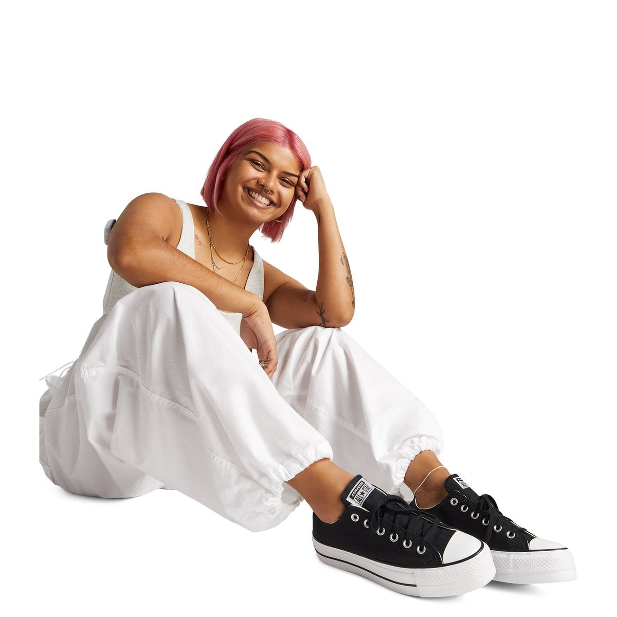 CONVERSE - Tenis Converse Moda Chuck Taylor All Star Lift Mujer Horma Grande