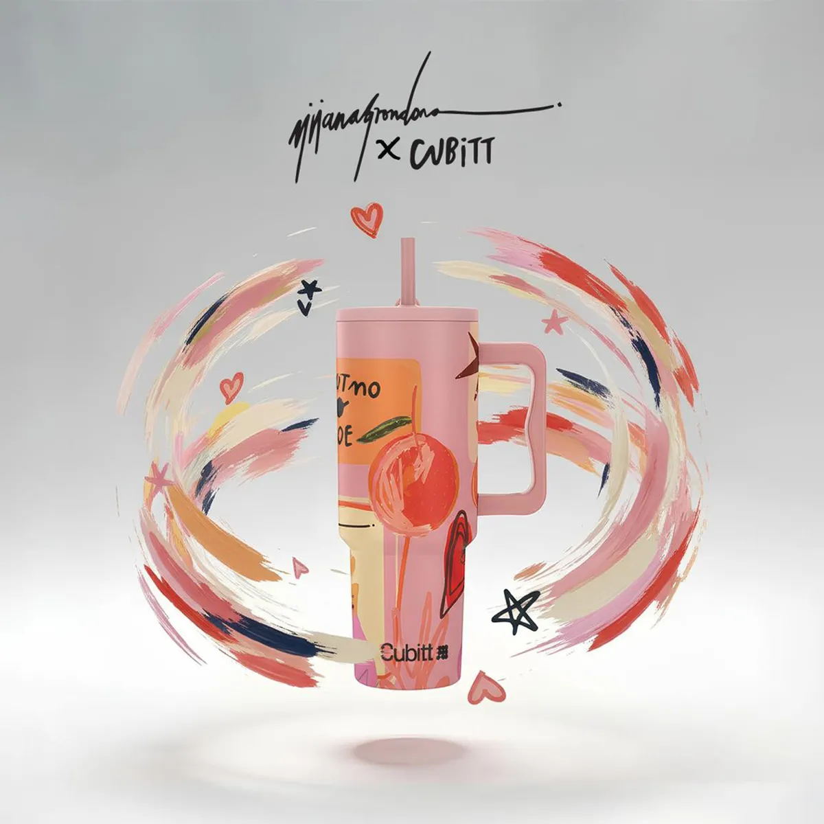 CUBITT - Termo Cubitt: 1.2 litros Acero Inoxidable Edición Viviana Grondona