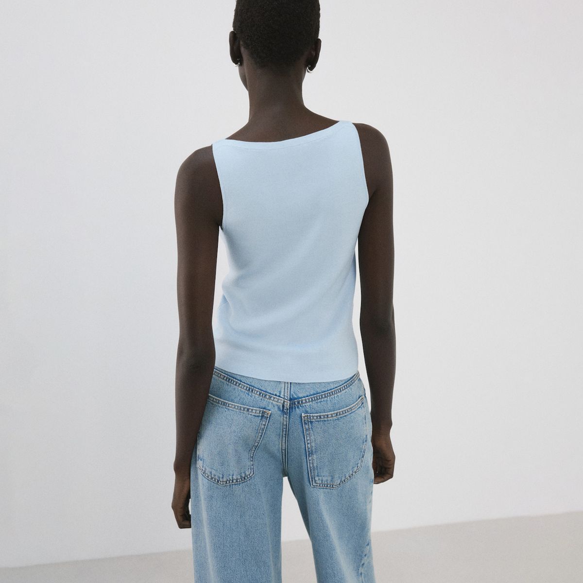 MANGO - Top Mujer Sin mangas Mango