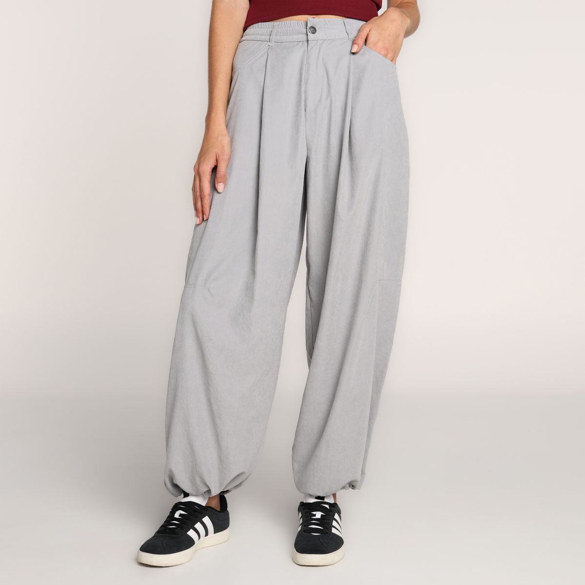 SYBILLA - Pantalón Relax Mujer Tiro medio Sybilla