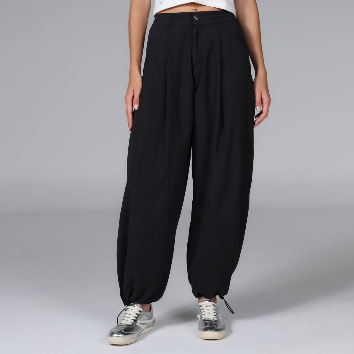 SYBILLA - Pantalón Relax Mujer Tiro medio Sybilla