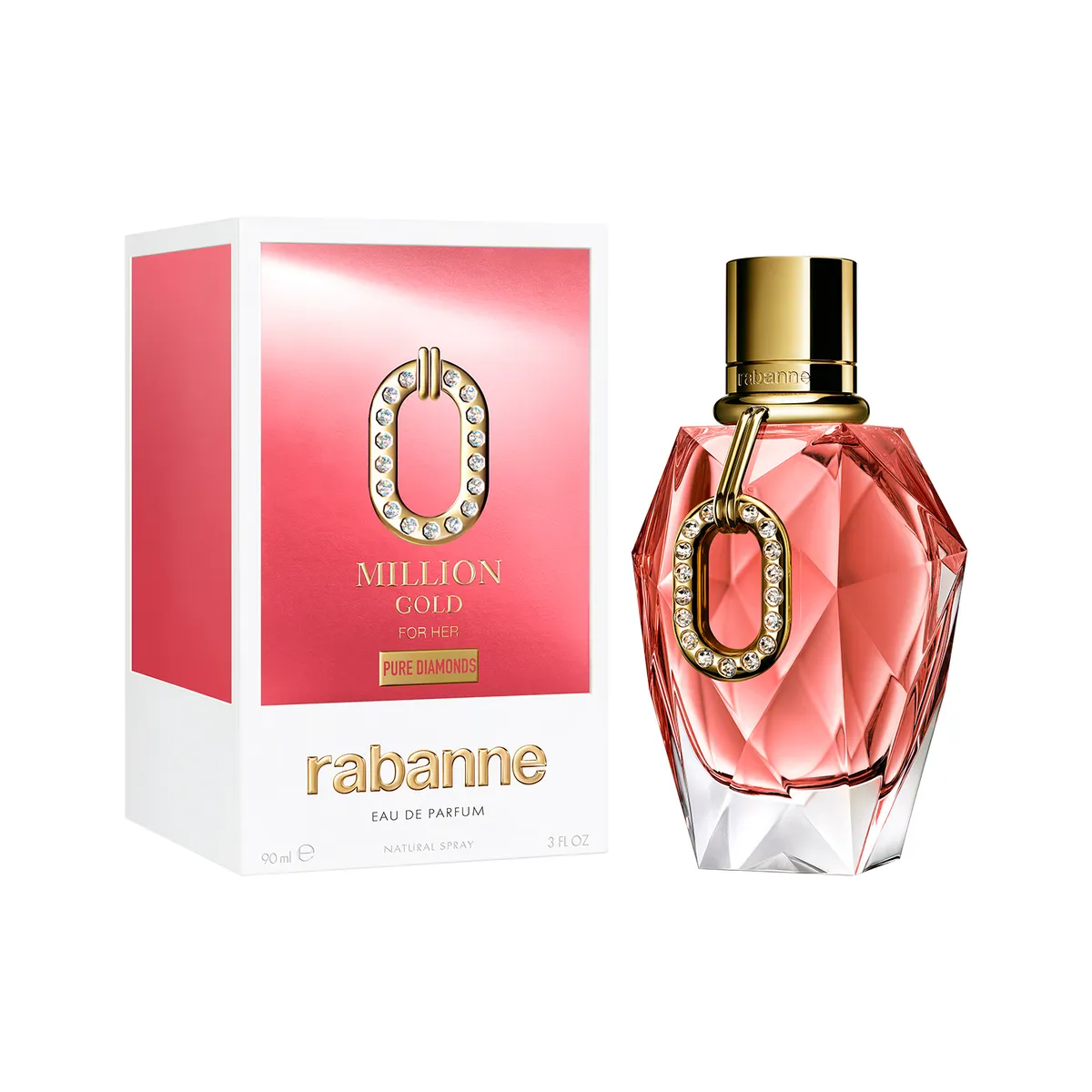 RABANNE - Perfume Mujer Rabanne Million Gold for Her Pure Diamonds 90ml Eau de parfum