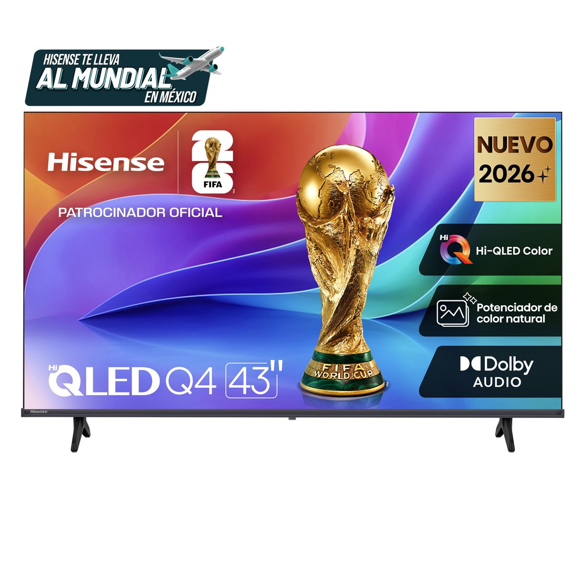 HISENSE - Televisor Hisense | 43 Pulgadas | Hi-QLED FHD | 43Q4SV