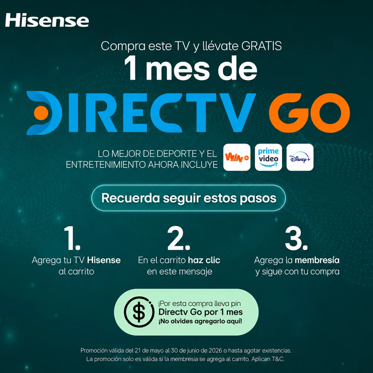 HISENSE - Televisor Hisense | 50 Pulgadas | Hi-QLED MiniLED Dolby Vision IQ | 50U6ESV