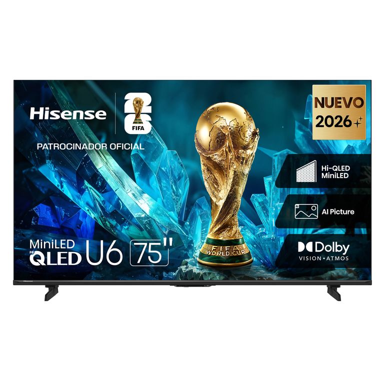 Televisor Hisense | 75 Pulgadas | Hi-QLED MiniLED MiniLED Dolby Vision IQ | 75U6ESV