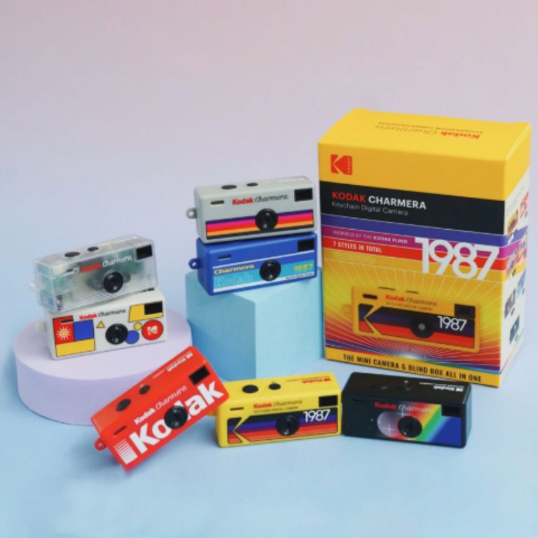Retro Kodak Charmera Keychain Digital Blind Box Whole, Mini Camara