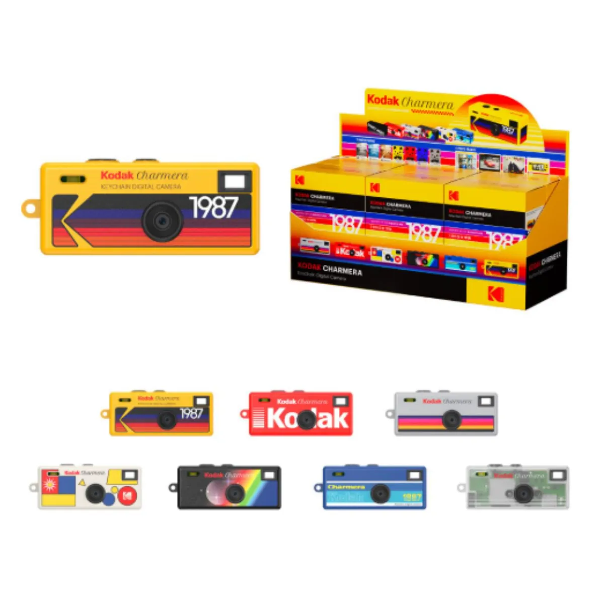 KODAK - Retro Kodak Charmera Keychain Digital Blind Box Whole, Mini Camara