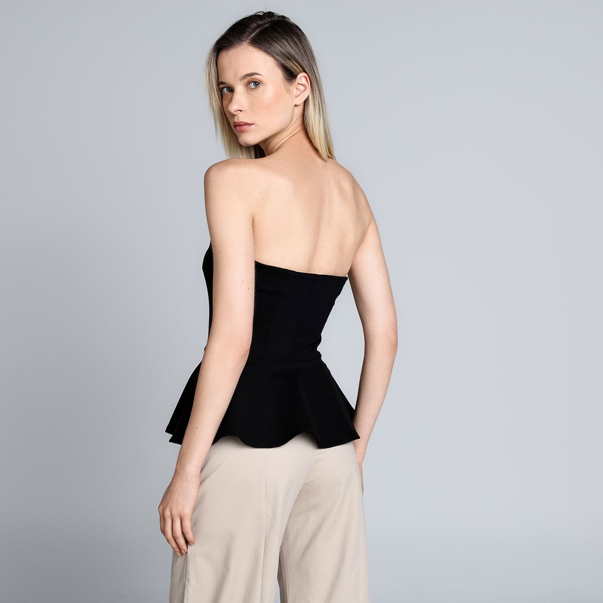 BASEMENT - Blusa straple Mujer Sin mangas Basement