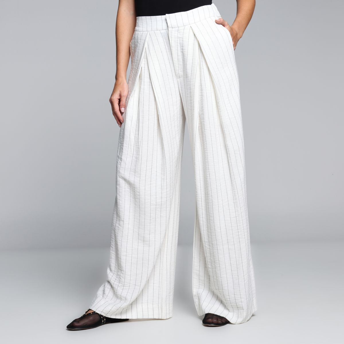 BASEMENT - Pantalón Wide leg Mujer Basement