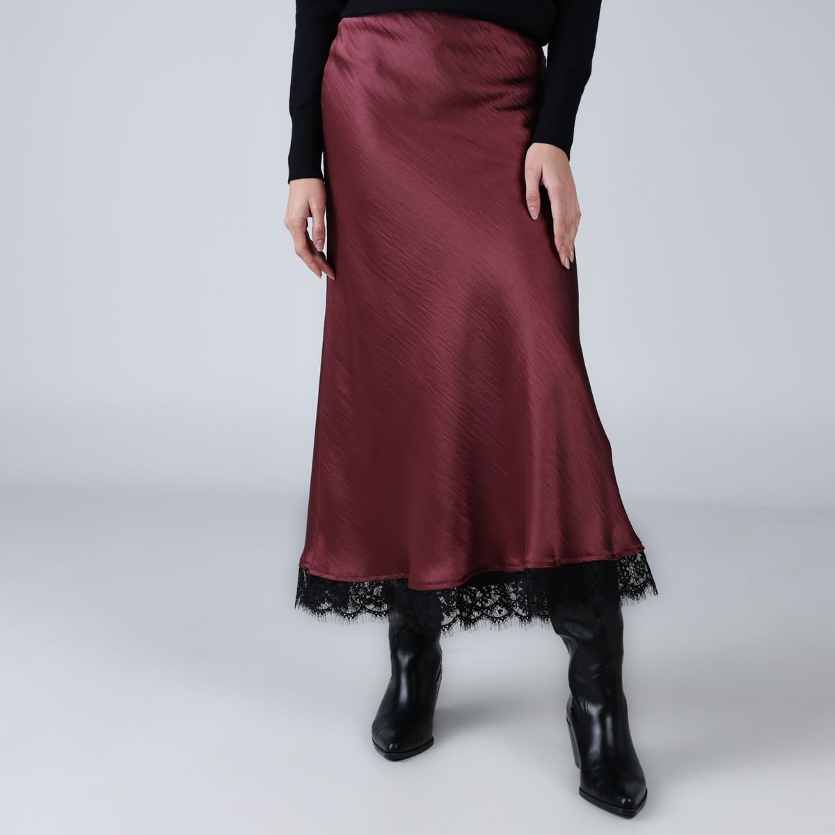 BASEMENT - Falda Midi Mujer Basement