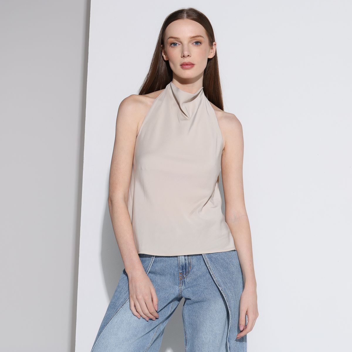 BASEMENT - Blusa Mujer Sin mangas Basement