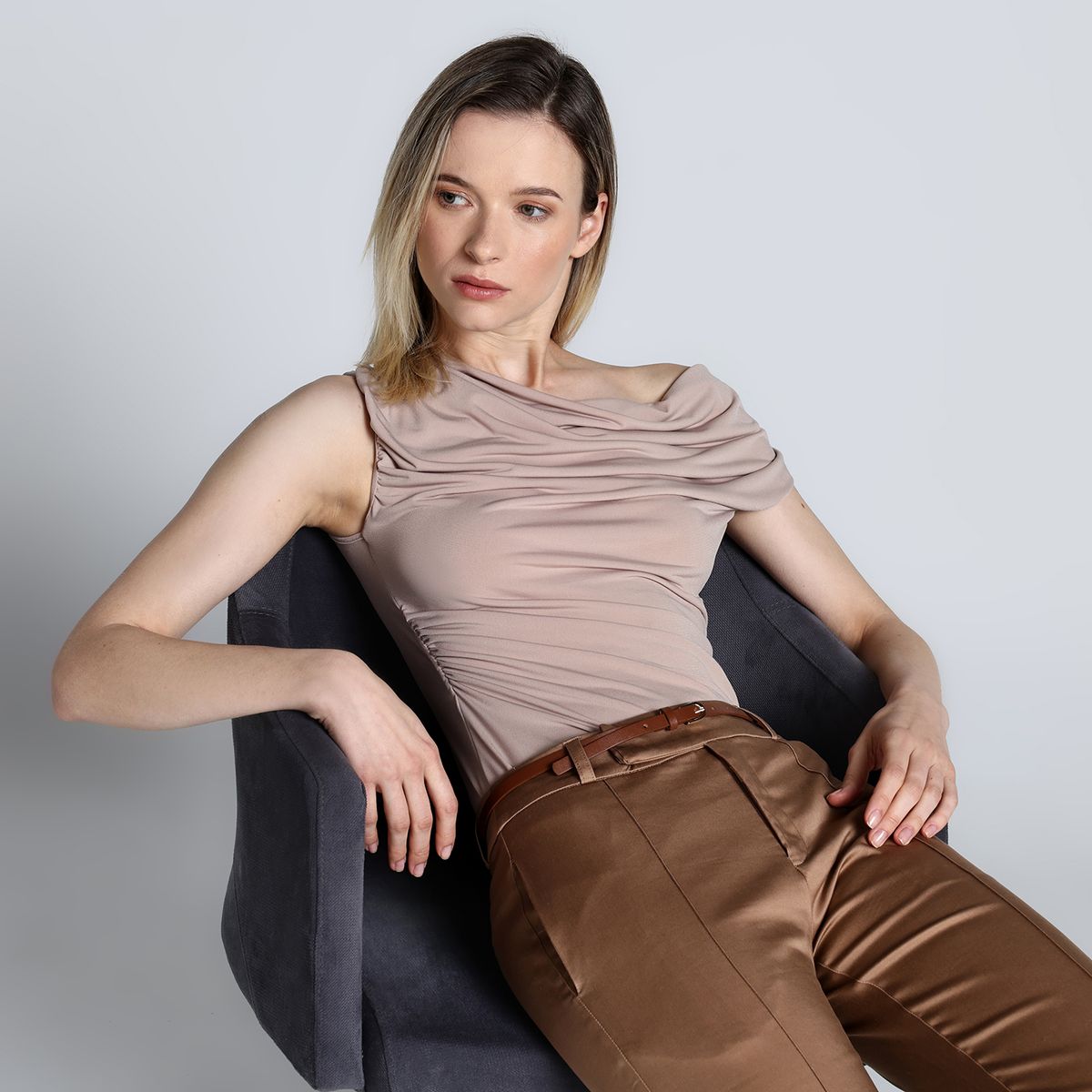 BASEMENT - Blusa Mujer Sin mangas Basement