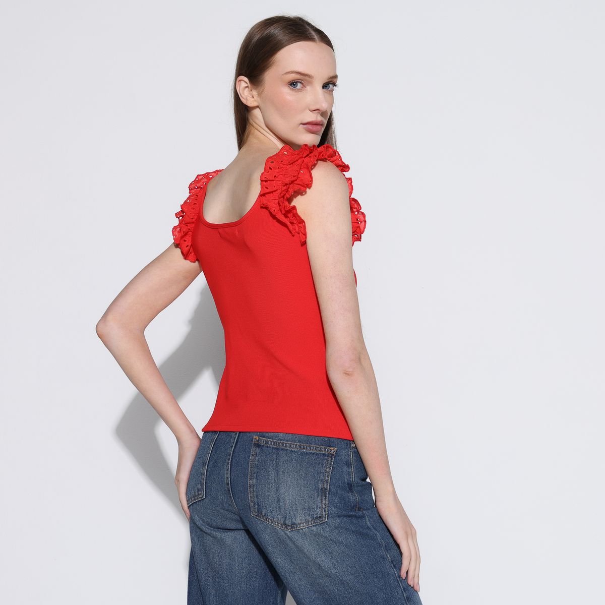 BASEMENT - Blusa Mujer Sin mangas Basement