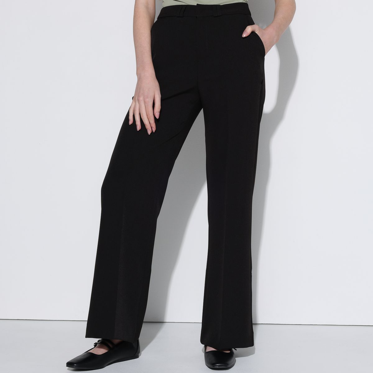 BASEMENT - Pantalón Wide leg Mujer Basement