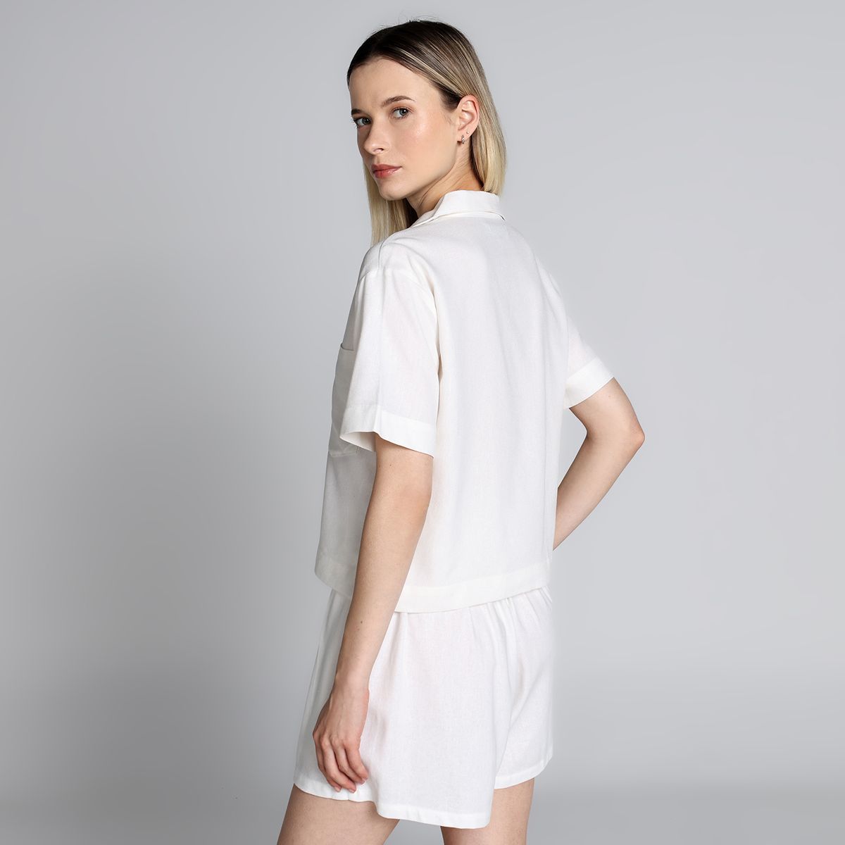 BASEMENT - Blusa Mujer Manga corta Basement