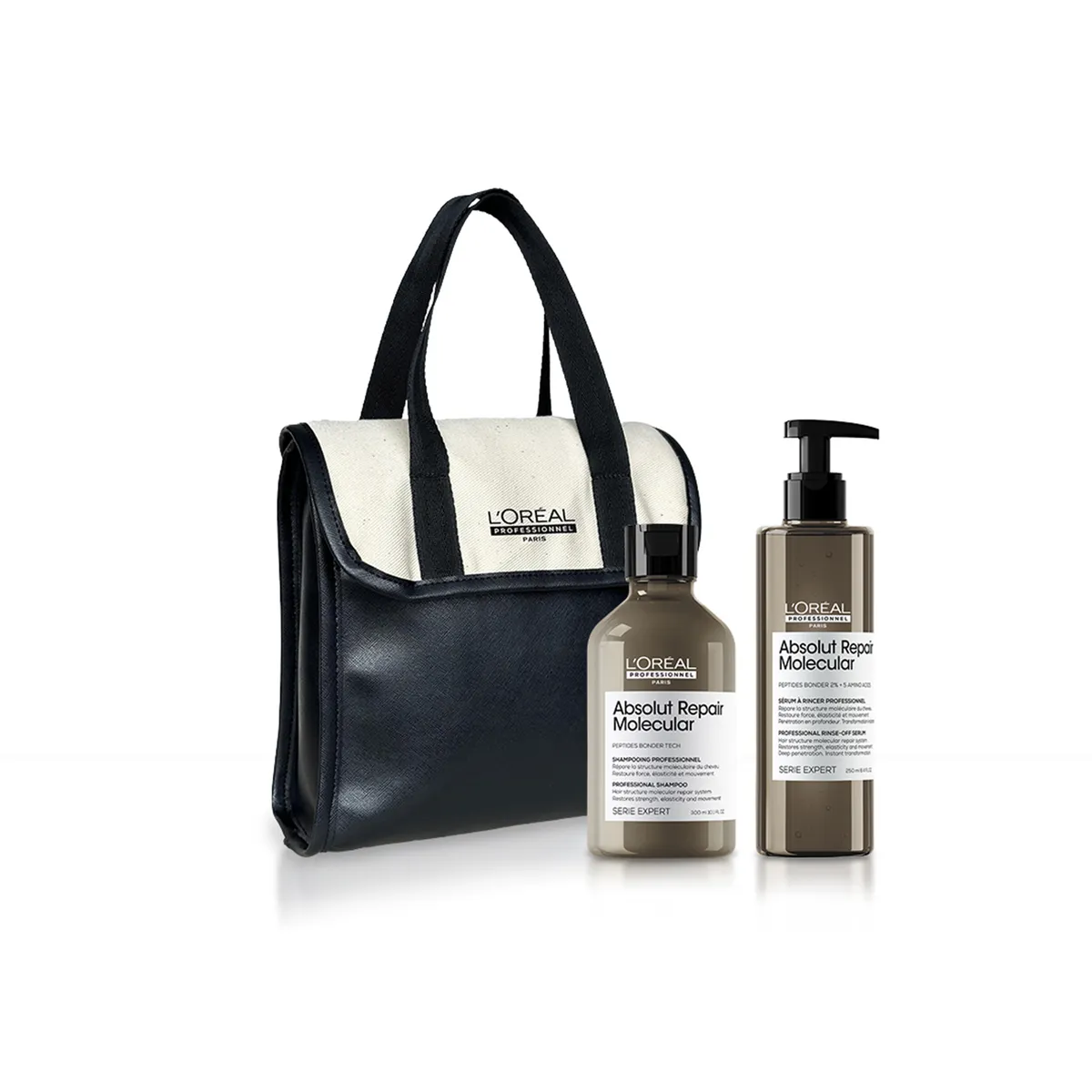 LOREAL PROFESSIONNEL - Shampoo L'Oréal Professionnel Pack Madres Absolut repair molecular Shampoo + Tratamiendo molecular reparador Loreal professionnel