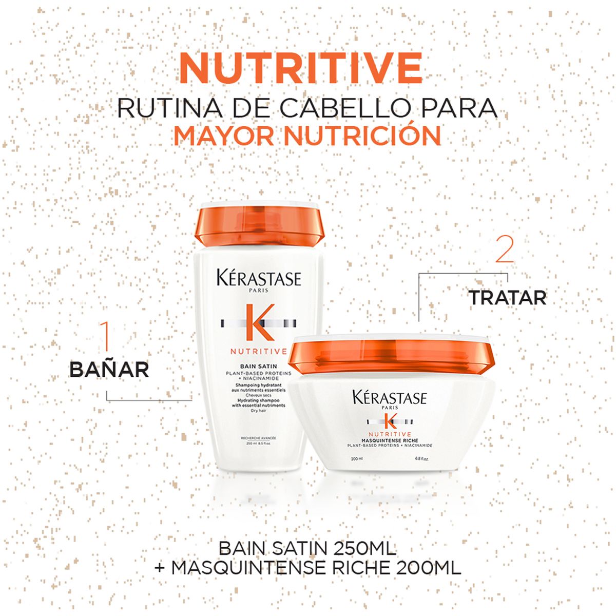 KERASTASE - Shampoo Kérastase Pack Madres Nutritive Shampoo + Mascarilla para cabello muy seco 