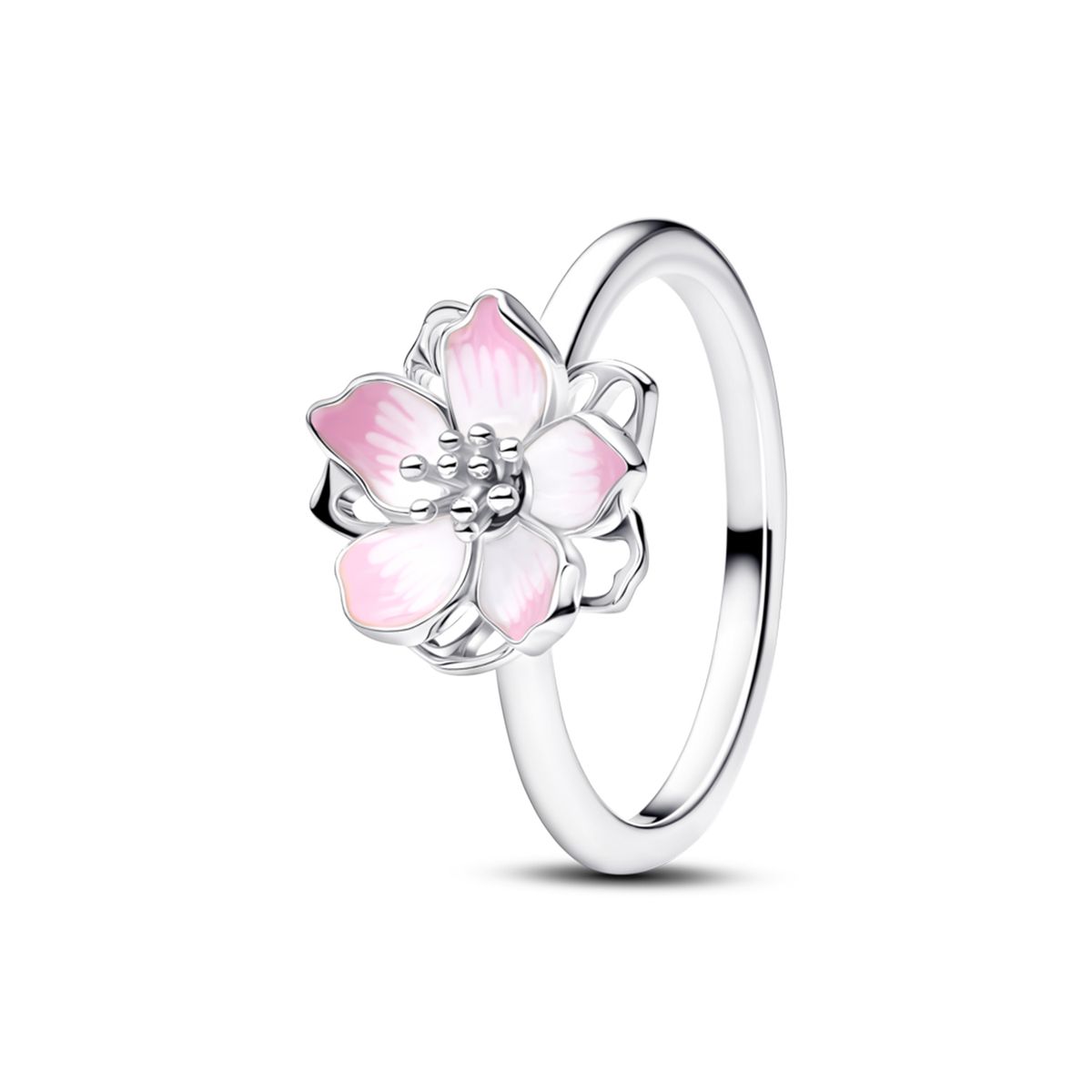PANDORA - Anillo Flor De Cerezo Pandora Plata Esterlina