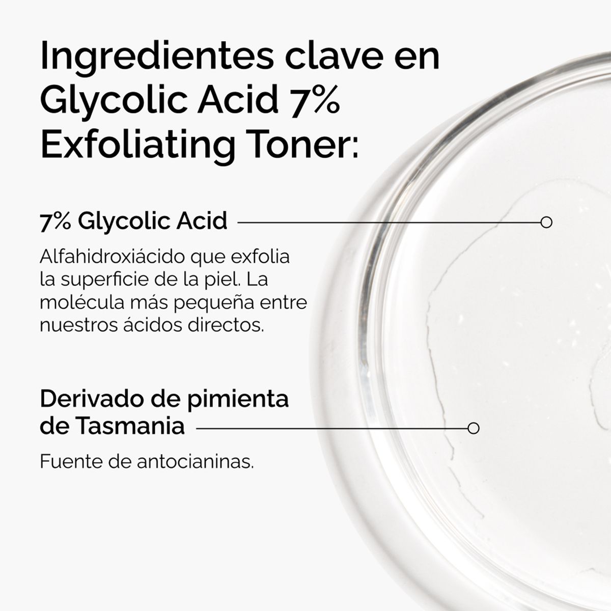 THE ORDINARY - Tónico Exfoliante de Acido Glicolico - The Ordinary para Piel Normal 240 ml