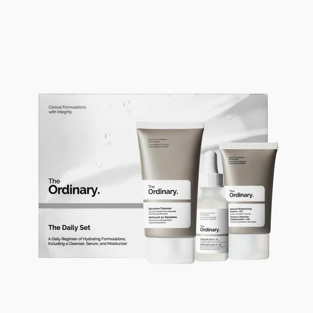 THE ORDINARY - Set Hidratante facial Diario The Ordinary Incluye 3 Productos