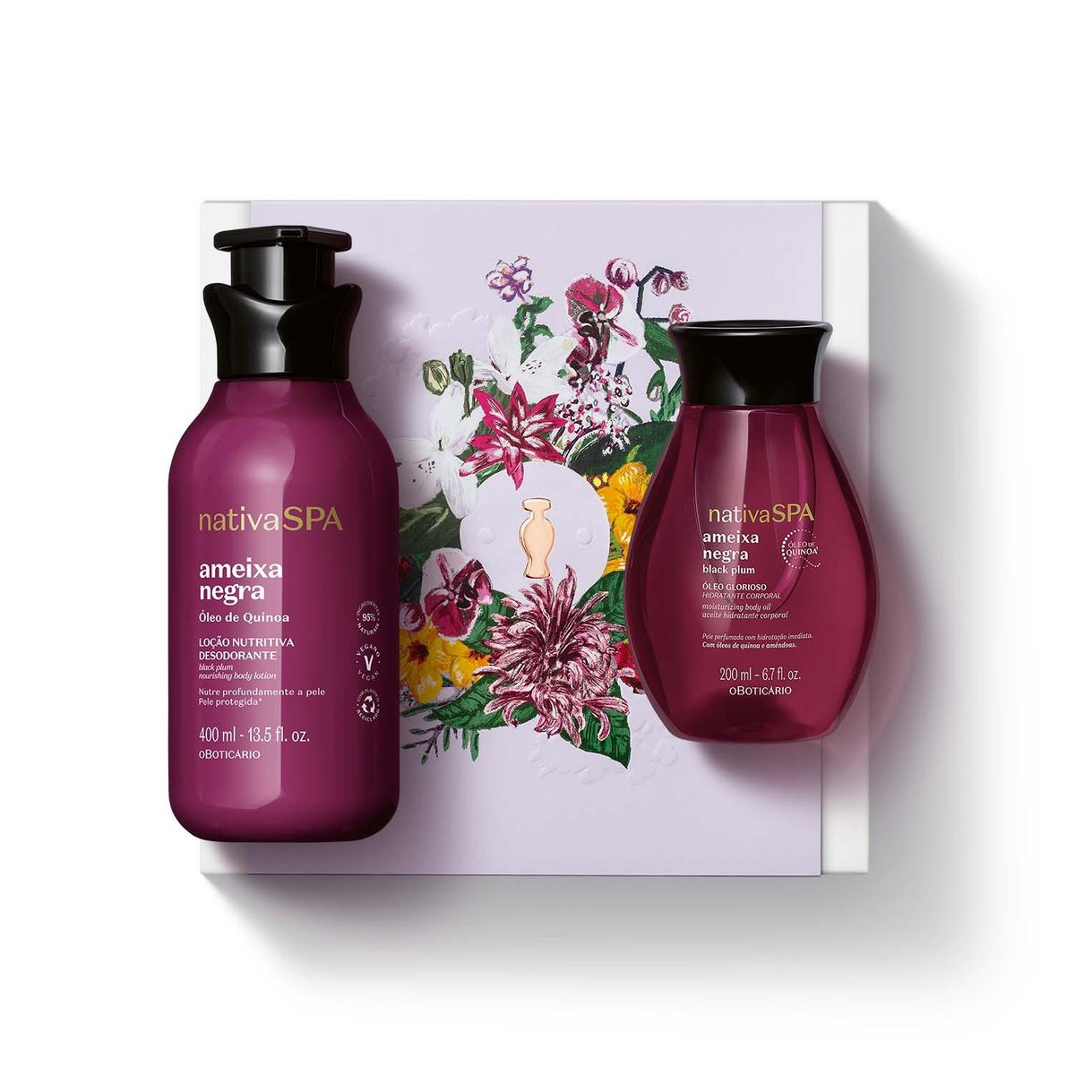 NATIVA SPA - Kit de regalo de madres Ameixa Negra Nativa Spa Incluye 2 Productos 