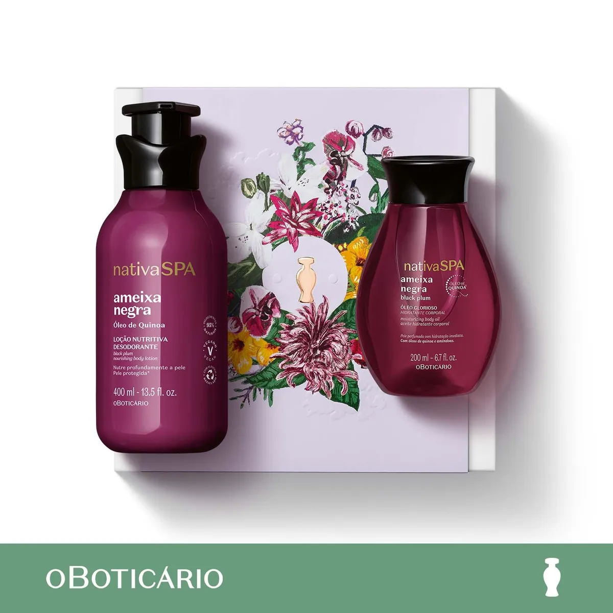 NATIVA SPA - Kit de regalo de madres Ameixa Negra Nativa Spa Incluye 2 Productos 