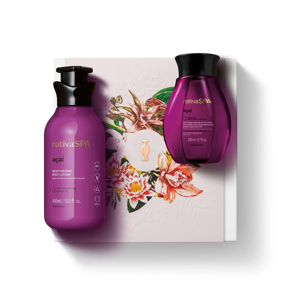 NATIVA SPA - Kit de regalo de madres Açai Nativa Spa Incluye 2 Productos 