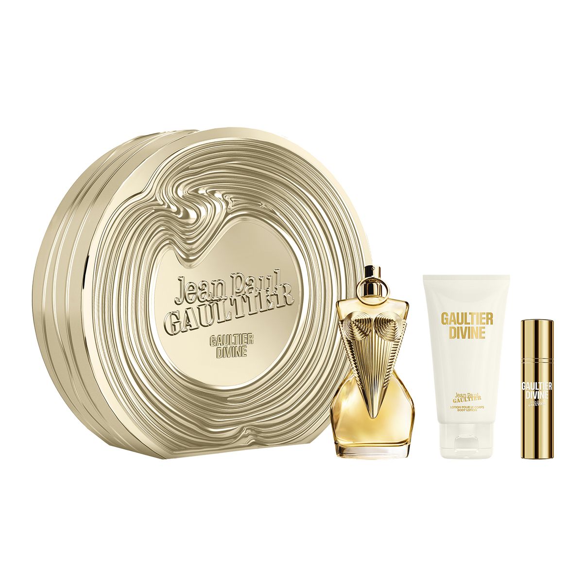 JEAN PAUL GAULTIER - Set de perfume Gaultier Divine EDP 100ml + Body lotion 75ml + Travel Size