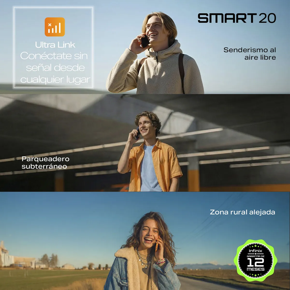 INFINIX - Celular Infinix Smart 20 128GB | 4GB RAM | cámara posterior 8MP|cámara frontal 8MP| pantalla 6,78 pulgadas + Mediatek Helio G81 Ultimate