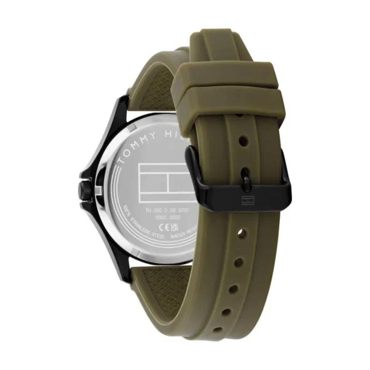 TOMMY HILFIGER - Reloj Tommy Hilfiger Hombre 1710741 . Reloj Silicona Verde