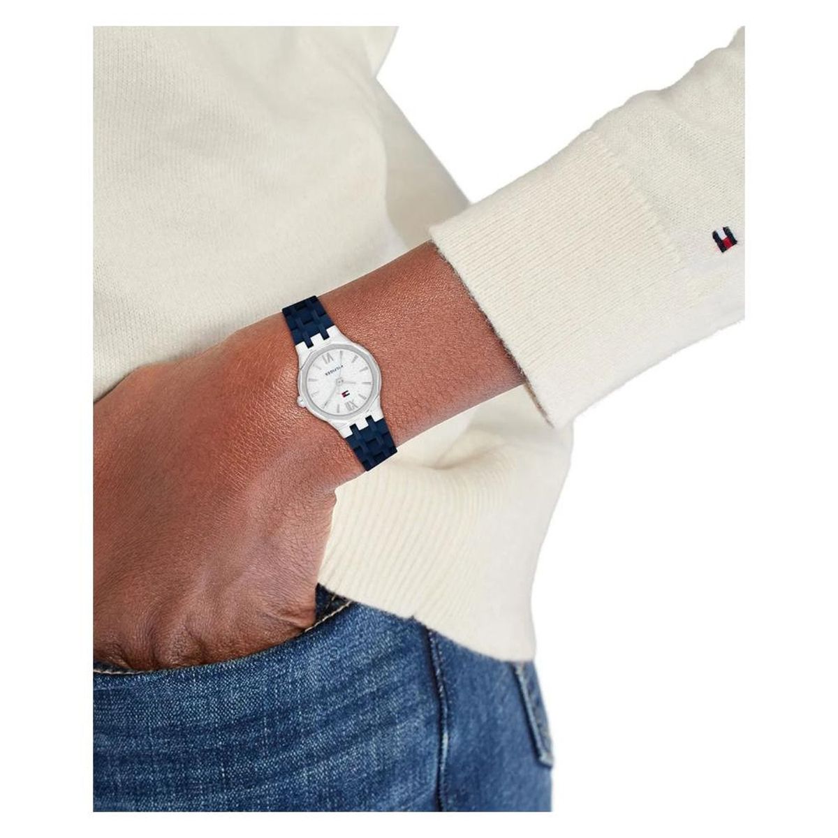 TOMMY HILFIGER - Reloj Tommy Hilfiger Mujer 1782885 . Reloj Silicona Azul