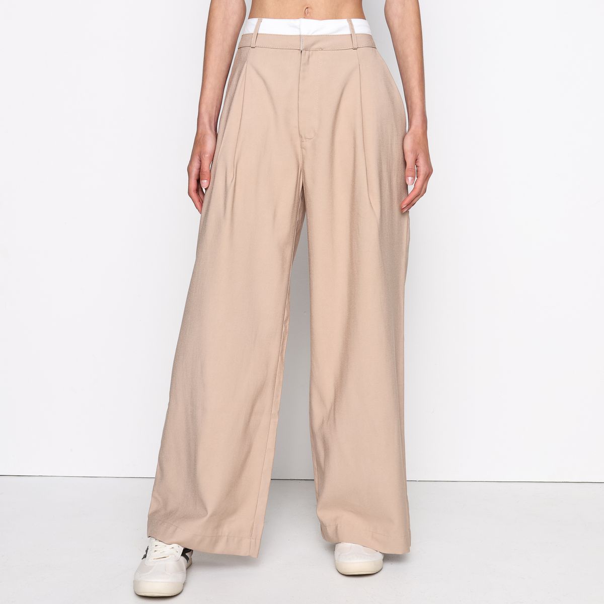 SYBILLA - Pantalon Recto Mujer Tiro Alto Sybilla
