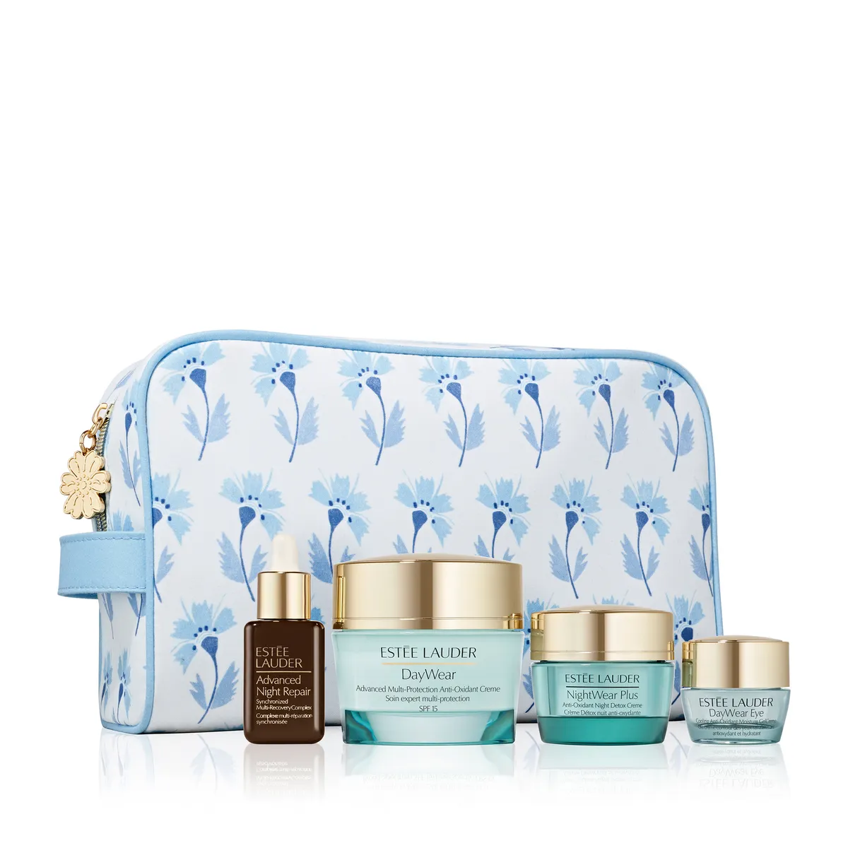 ESTEE LAUDER - Set Crema Tratamiento Hidratante Rostro DayWear Edición Limitada Incluye 5 Productos