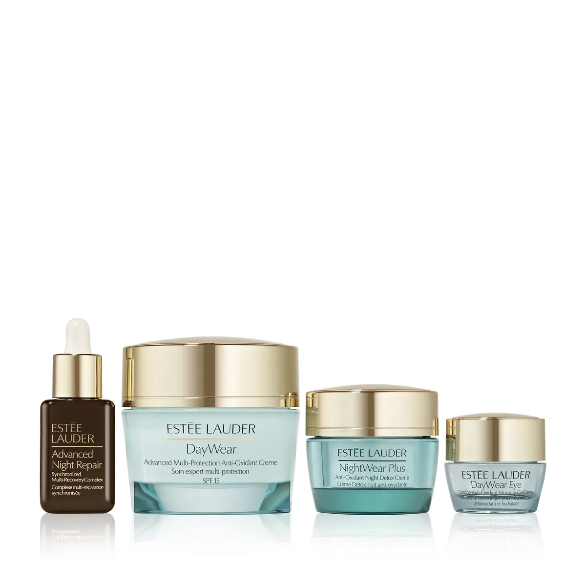 ESTEE LAUDER - Set Crema Tratamiento Hidratante Rostro DayWear Edición Limitada Incluye 5 Productos