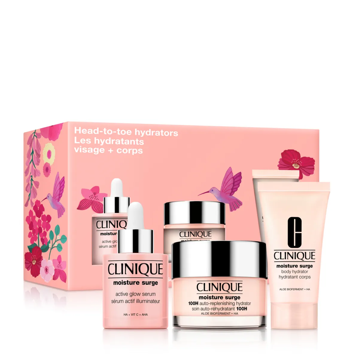 CLINIQUE - Set Crema cuidado de la piel hidratante Head-To-Toe Hydrators Clinique Incluye 3 Productos