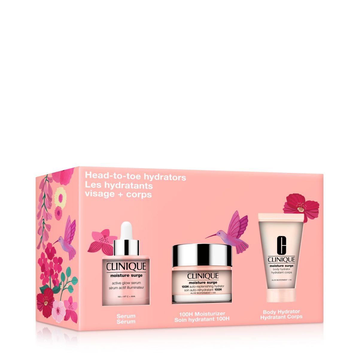 CLINIQUE - Set Crema cuidado de la piel hidratante Head-To-Toe Hydrators Clinique Incluye 3 Productos