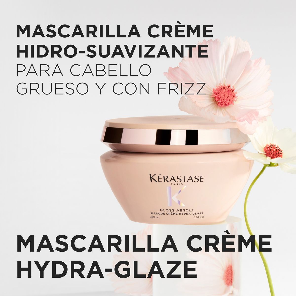 KERASTASE - Mascarilla Capilar Kérastase Gloss Absolu Hidratación Intensa Suavidad, Brillo Y Nutrición 200 ml