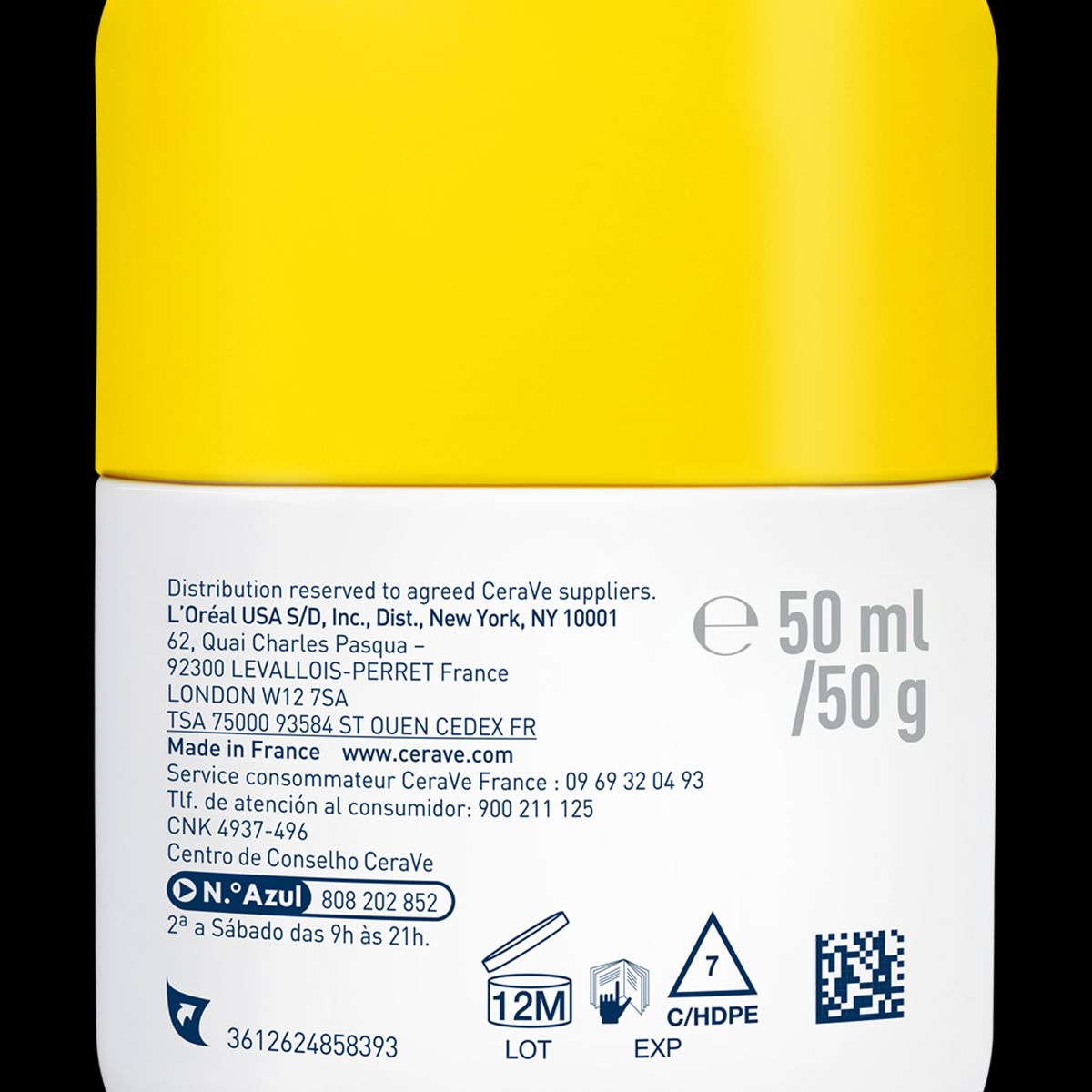 CERAVE - Protector Solar Fluido Invisible Oil Control Spf50 Cerave 50 Ml