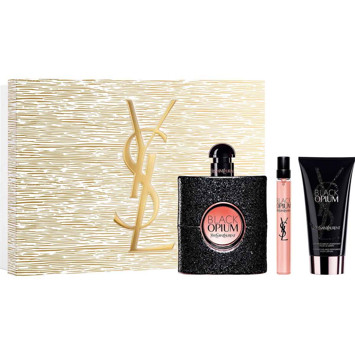 YVES SAINT LAURENT - Set de Perfume mujer Laurent Black Opium Yves Saint Laurent