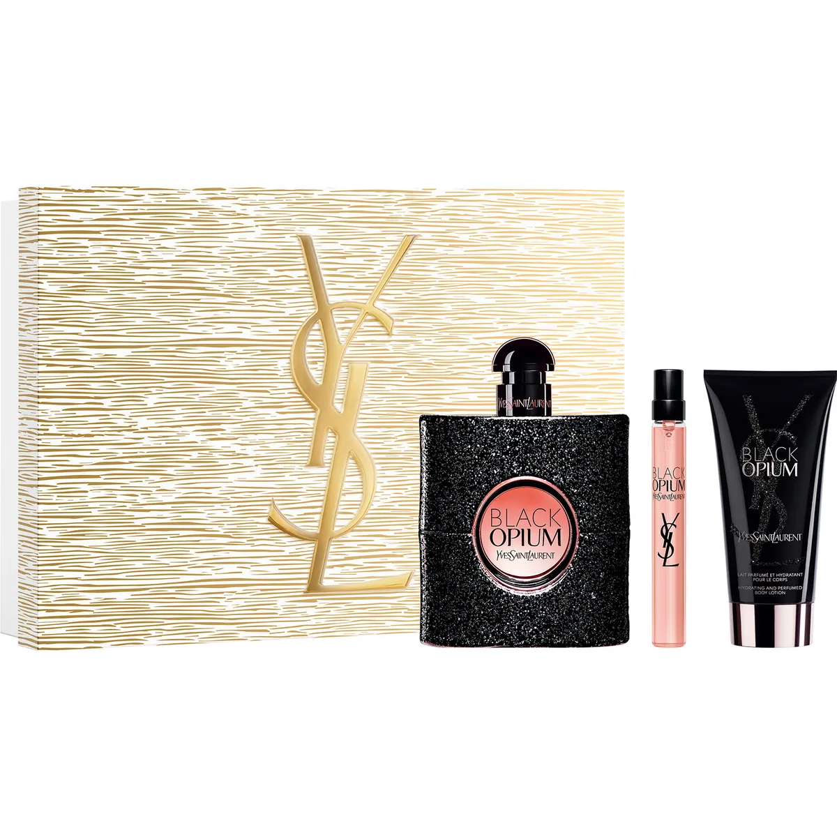 YVES SAINT LAURENT - Set de Perfume mujer Laurent Black Opium Yves Saint Laurent