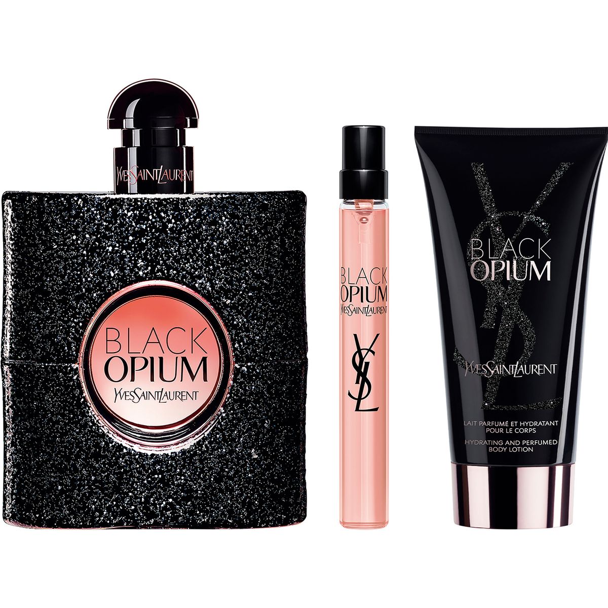 YVES SAINT LAURENT - Set de Perfume mujer Laurent Black Opium Yves Saint Laurent