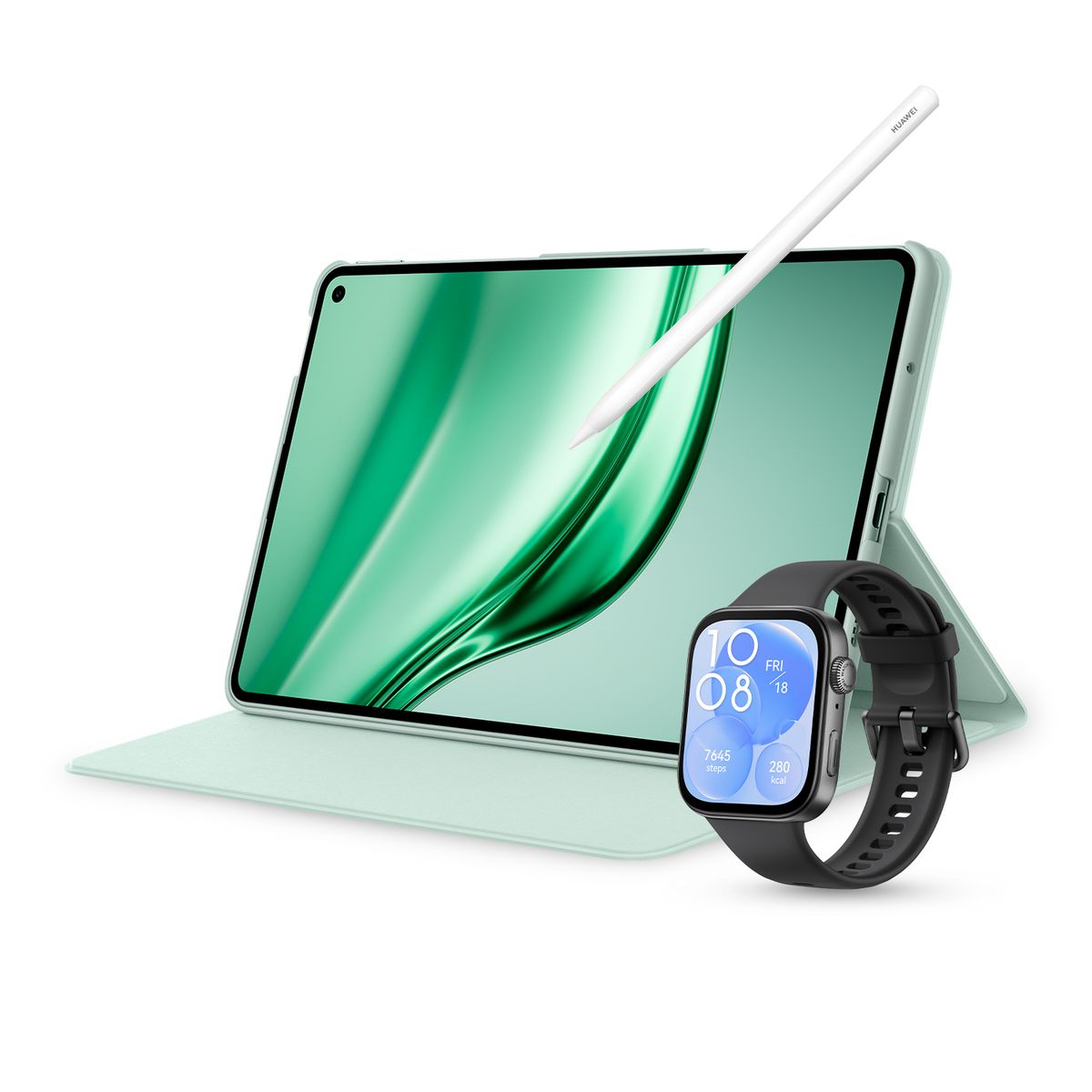 HUAWEI - Tablet Matepad Mini 8.8" Papermate Verde|12+256Gb + Huawei Watch Fit 3 + Huawei M-Pencil + Case + Cargador