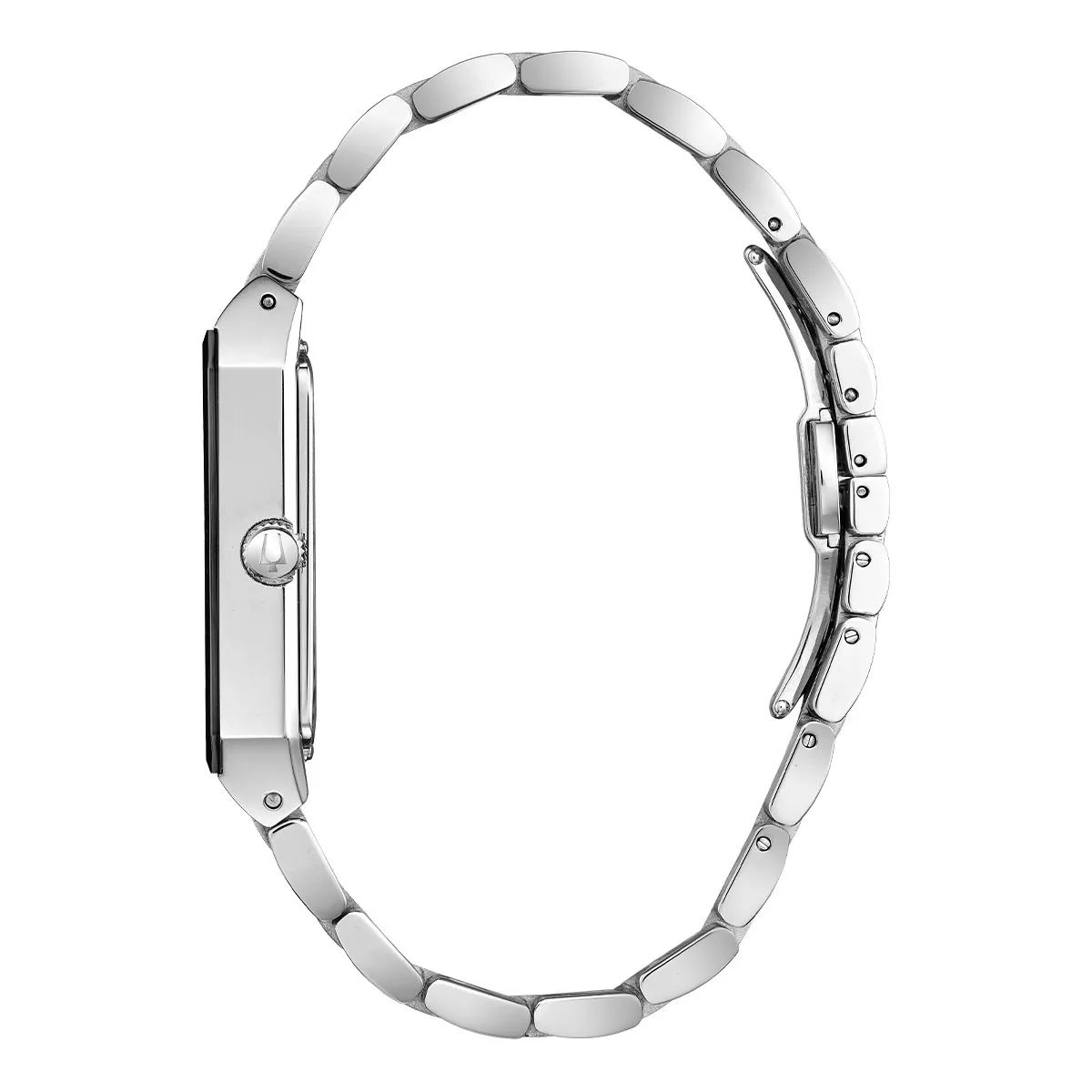 BULOVA - Reloj Bulova Hombre Cuádruple. Reloj Acero Inoxidable Plateado 96D145