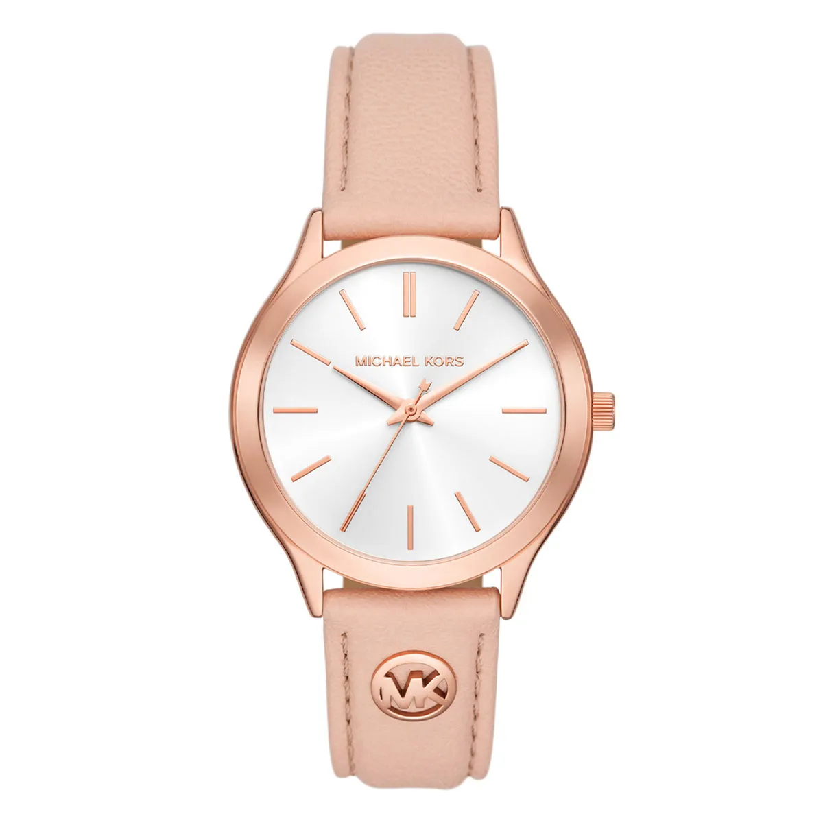 MICHAEL KORS - Relojes Michael Kors Mujer Slim Runway. Reloj Cuero Rosado Mk7545