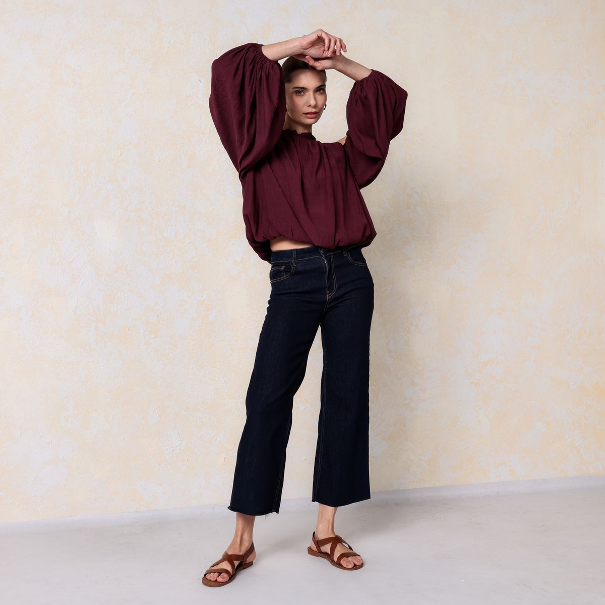 BASEMENT - Blusa Mujer Manga larga Basement