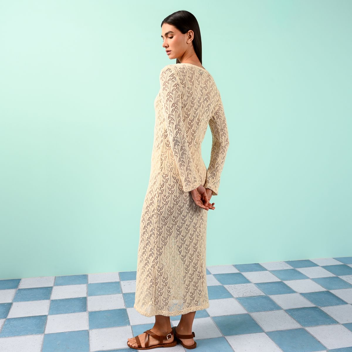 BASEMENT - Vestido Mujer Maxi Casual Basement