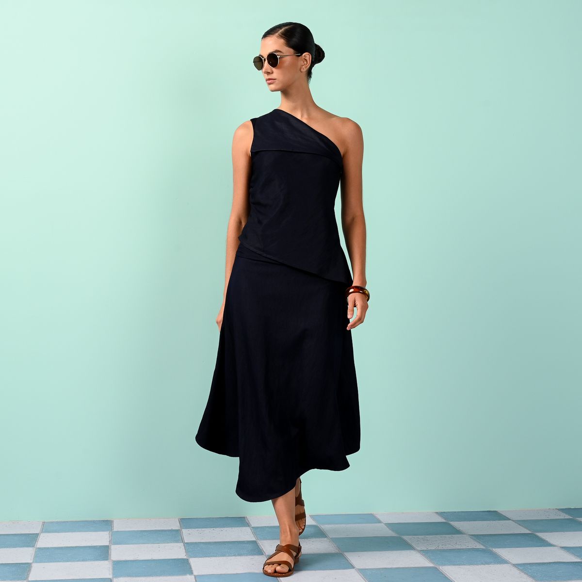 BASEMENT - Falda Mujer Medio Casual Basement