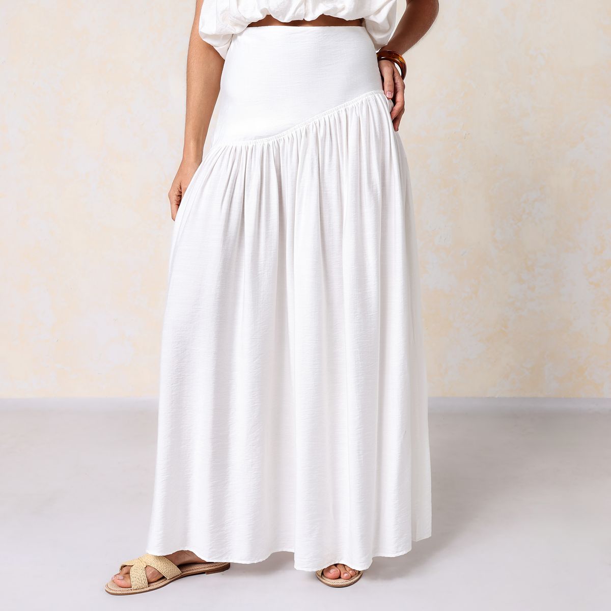 BASEMENT - Falda Mujer Maxi Casual Basement