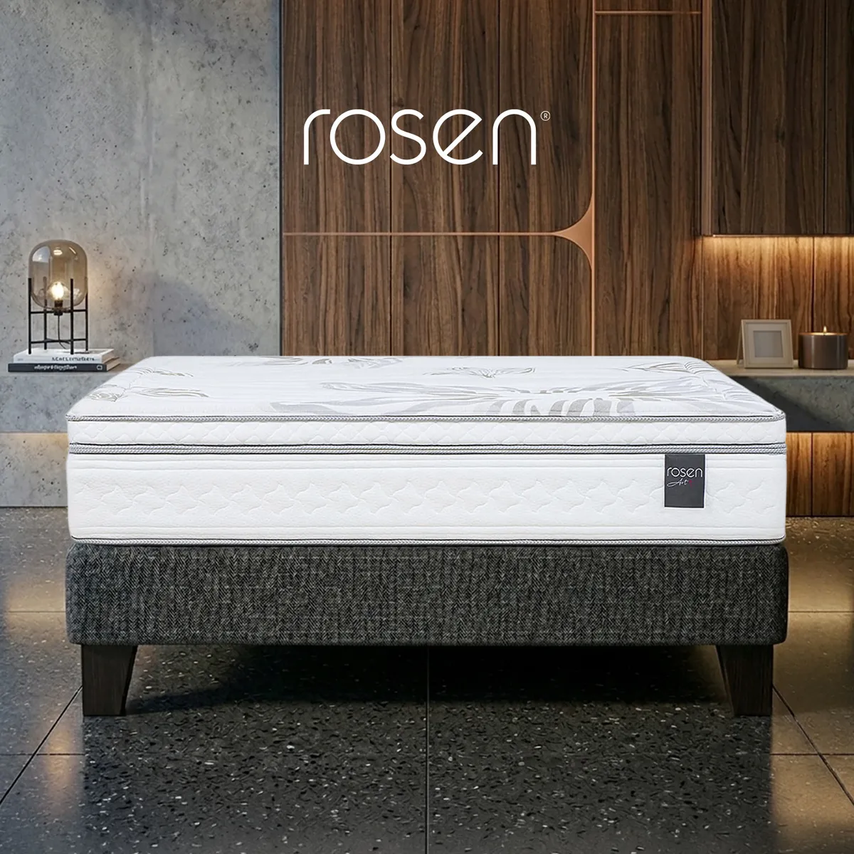 ROSEN - Colchon King Firme Resorte Pocket Colchon-Art 4 Plus-200X200 Rosen