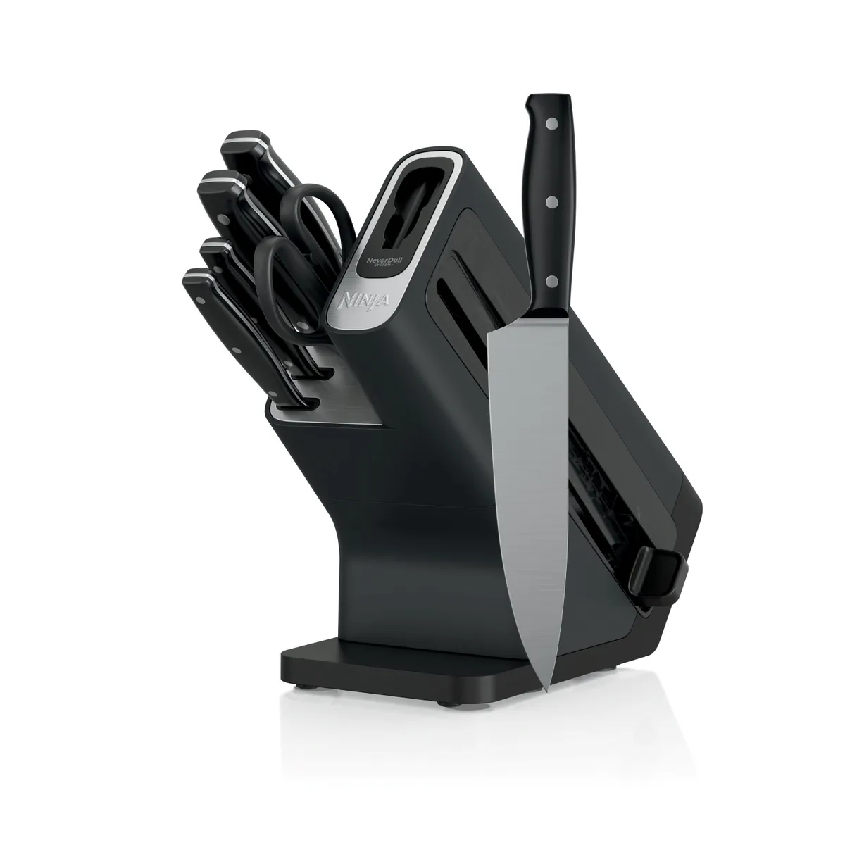 NINJA - Cuchillos Ninja Neverdull set 7 piezas con afilador